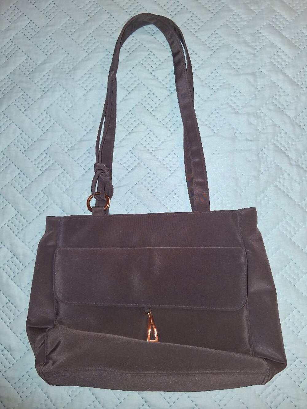 Like New! Brown Microfiber Purse